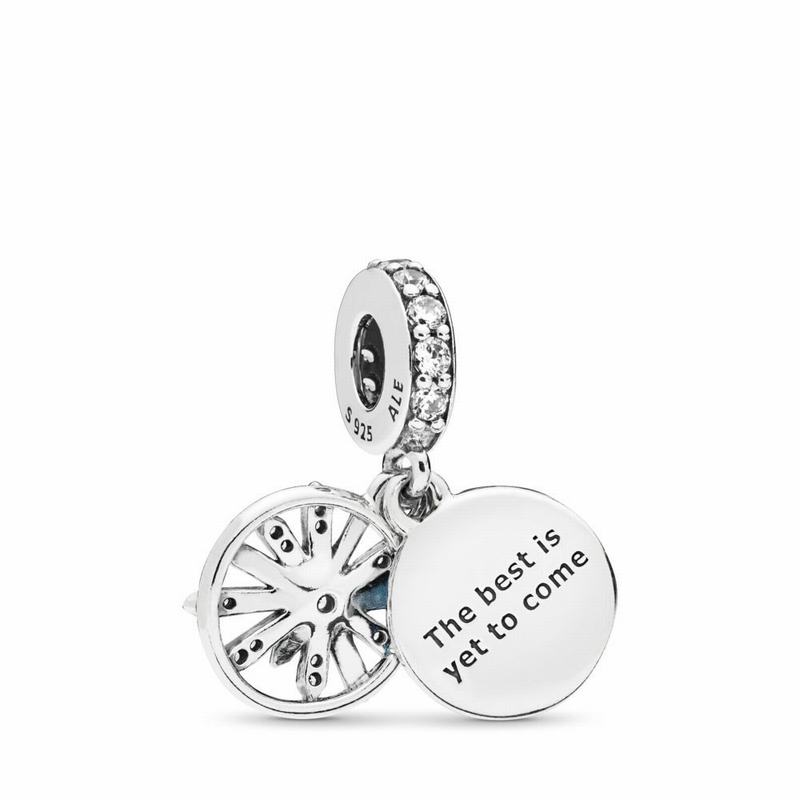 Pandora Dazzling Wishes Dangle Charm Silver Egypt YD1680724